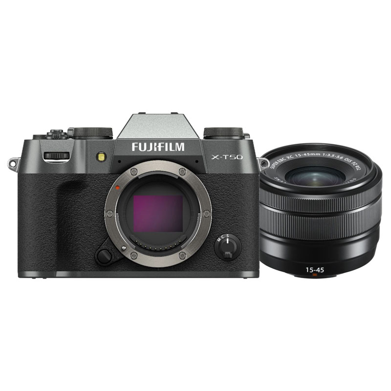 Fujifilm X-T50 charcoal argento + XC 15-45mm