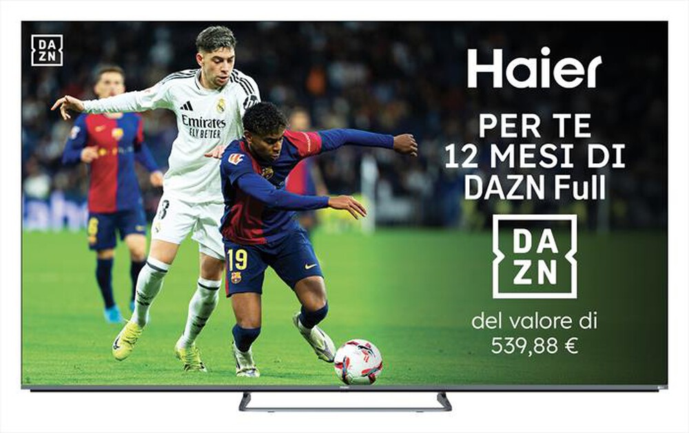 HAIER - Smart TV MINI LED UHD 4K 75" H75M80FUX-Nero