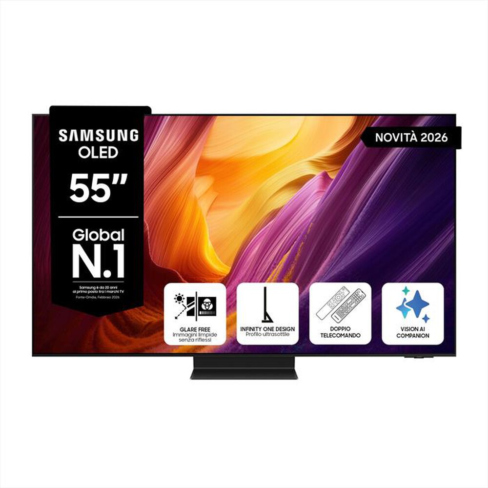 SAMSUNG - Smart TV OLED 4K AI 65" QE65S95HFTXZT-Graphite Black