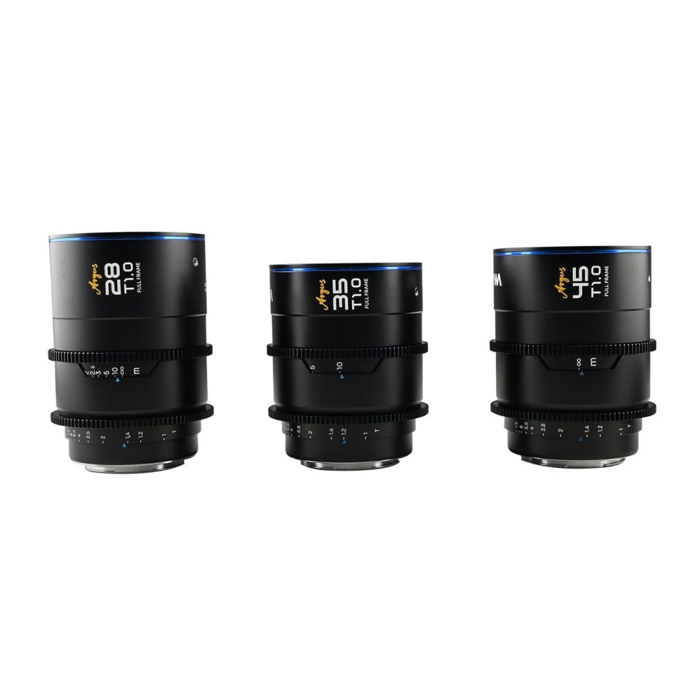 Pacchetto di 3 obiettivi Laowa Argus FF Cine (28mm