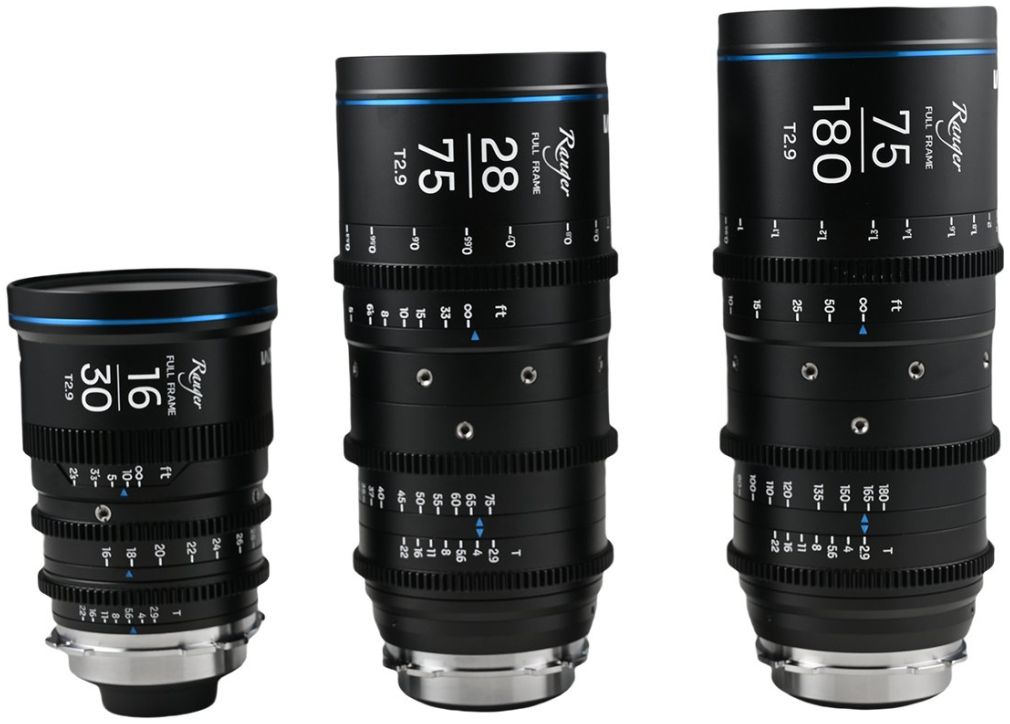 Pacchetto di 3 obiettivi FF Laowa Ranger (16-30/28-75/75-180) - Arri PL/ EF
