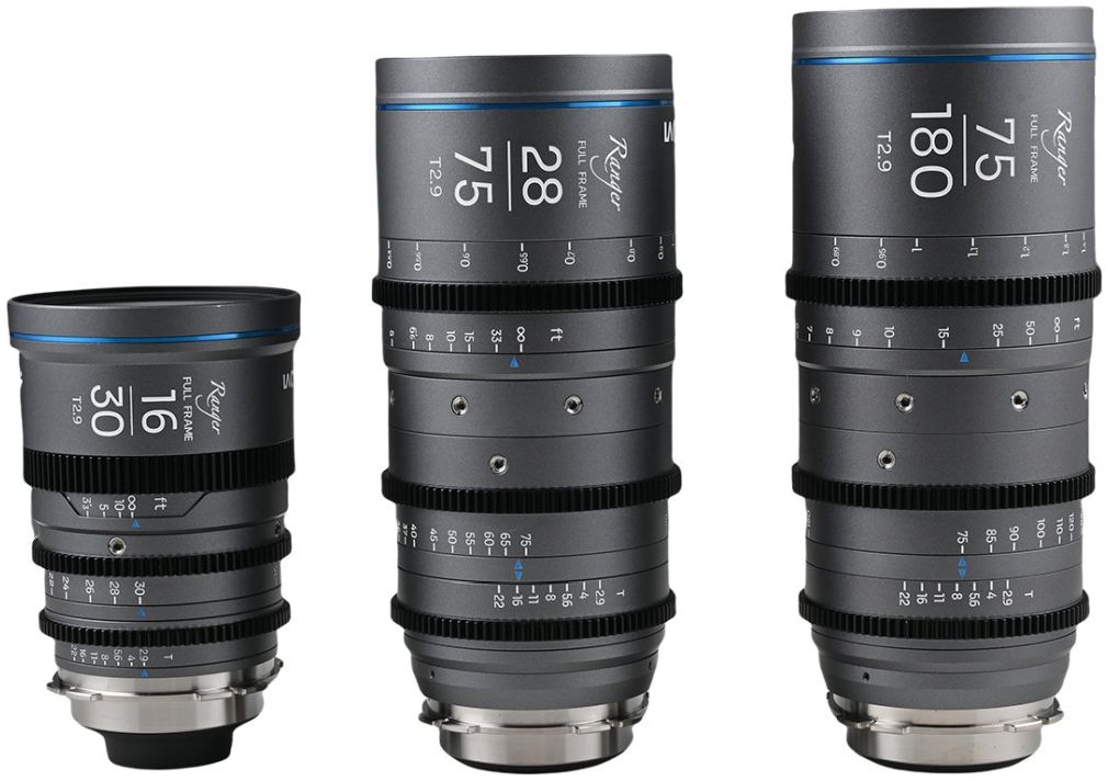 Pacchetto di 3 obiettivi Laowa Ranger LITE (16-30/28-75/75/75-180) - Arri PL/ EF