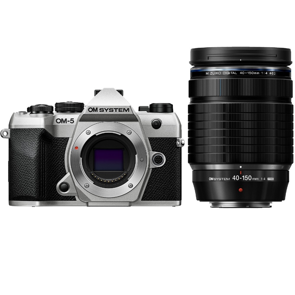 OM SYSTEM OM-5 II argento + ED 40-150mm F/4.0 PRO