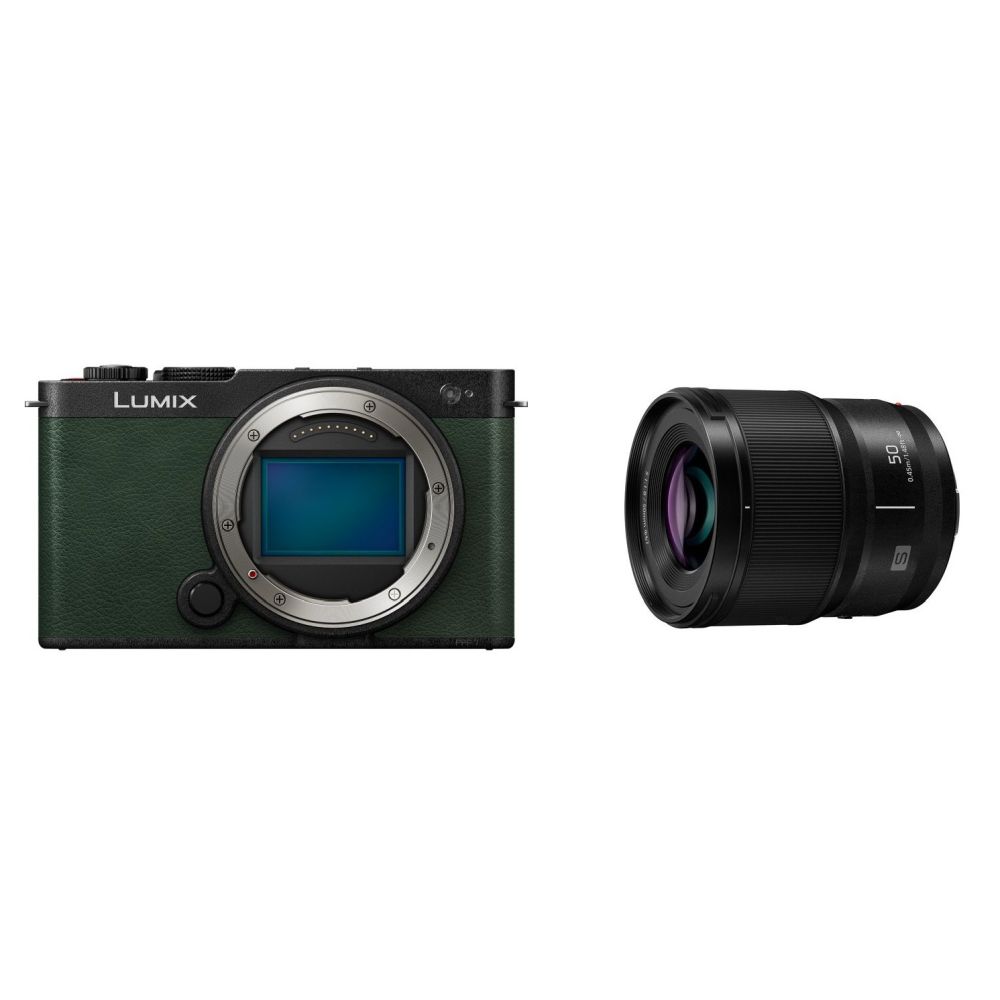 Panasonic Lumix S9 Corpo Dark Olive + Lumix S 50mm F/1.8