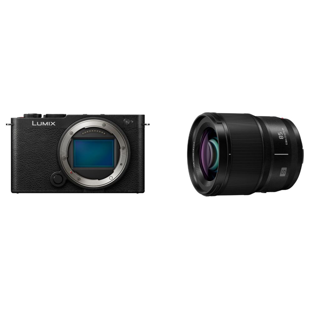 Panasonic Lumix S9 Corpo Jet Black + Lumix S 85mm F/1.8