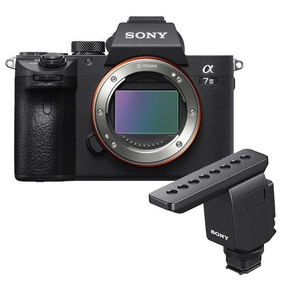 Sony A7 Mark III + Microfono Shotgun (ECMB1M.SYU)