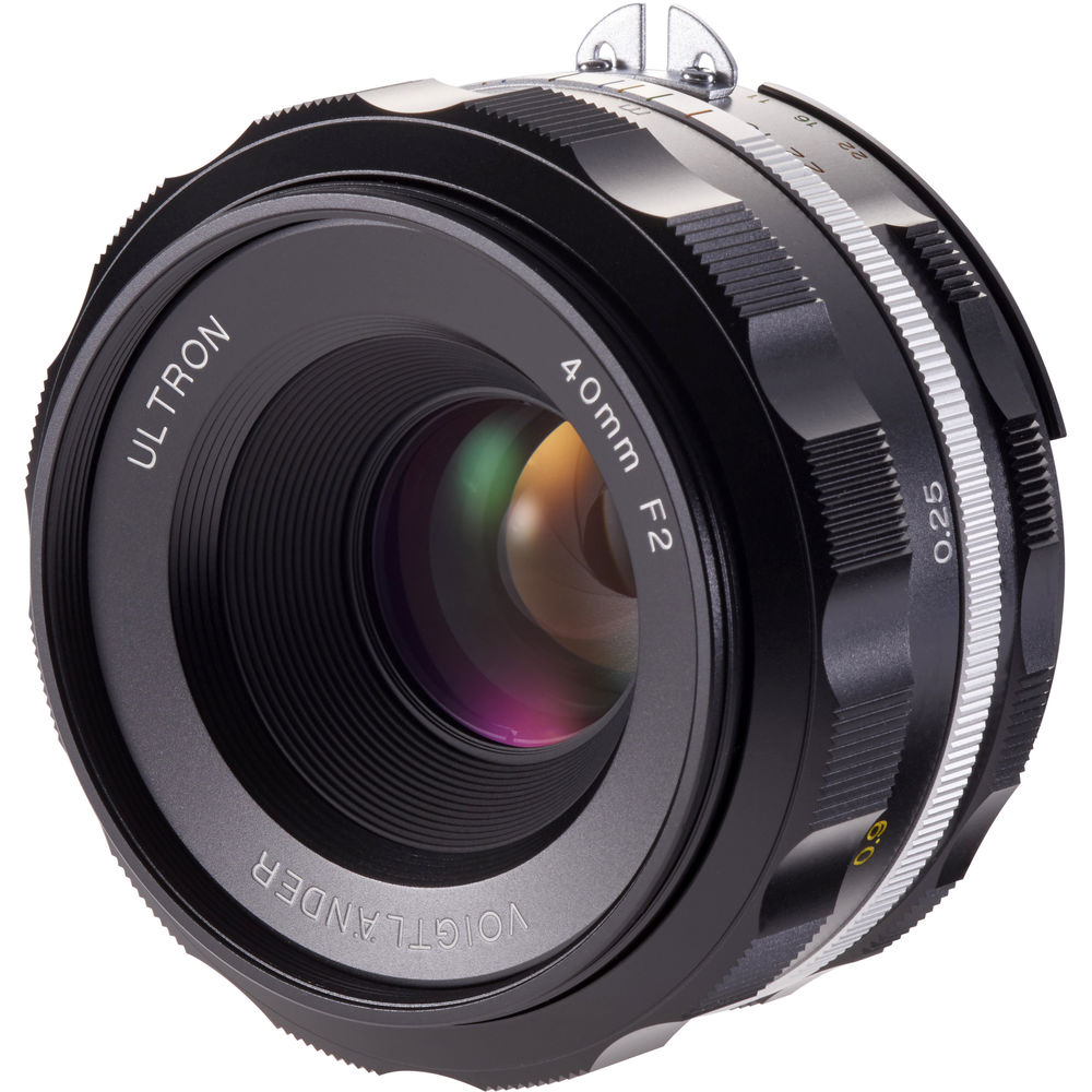 Voigtlander Ultron 40mm F/2.0 ASPH SLII-S AIS Nikon nero