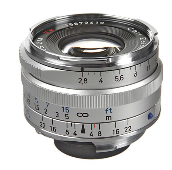 Zeiss 35mm F/2.8 C-Biogon T* argento ZM (Zeiss-Leica)